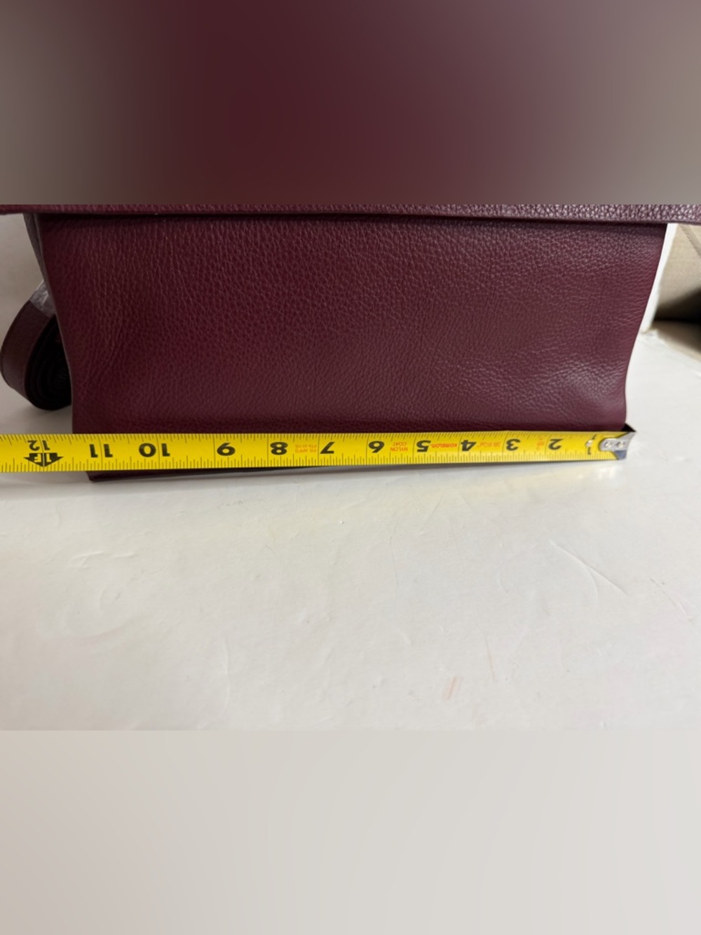 NWT Lia Numa Italian pebbled leather top handle bag - Picture 11 of 12